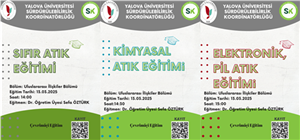 YALOVA ÜNİVERSİTESİ ULUSLARARASI İLİŞKİLER BÖLÜMÜ SÜRDÜRÜLEBİLİRLİK KOORDİNATÖRLÜĞÜ'NDEN AKADEMİK PERSONELE YÖNELİK ÇEVRİMİÇİ EĞİTİM DUYURUSU