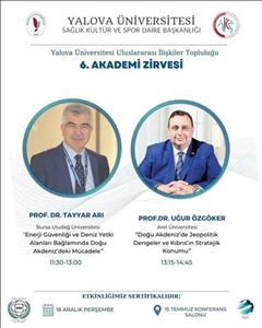 Yalova Üniversitesi Uluslararası İlişkiler Topluluğu 6. Akademi Zirvesi