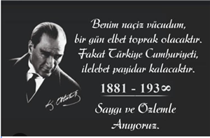 10 Kasım Atatürk'ü Anma Günü