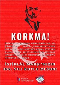 İstiklal Marşı'mızın 100. Yılı Kutlu Olsun
