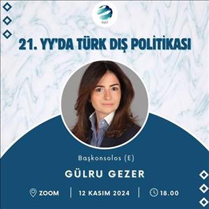 Başkonsolosumuz Gülru Gezer ile Online Konferans